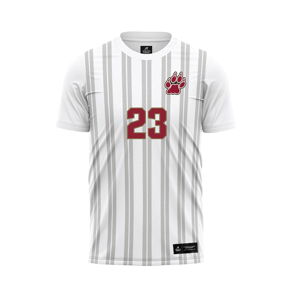 Lafayette College - NCAA Women's Soccer : Alle Hughes - White Soccer Jersey-0