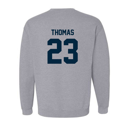 Wyoming - NCAA Football : Jones Thomas - Classic Fashion Shersey Crewneck Sweatshirt-1