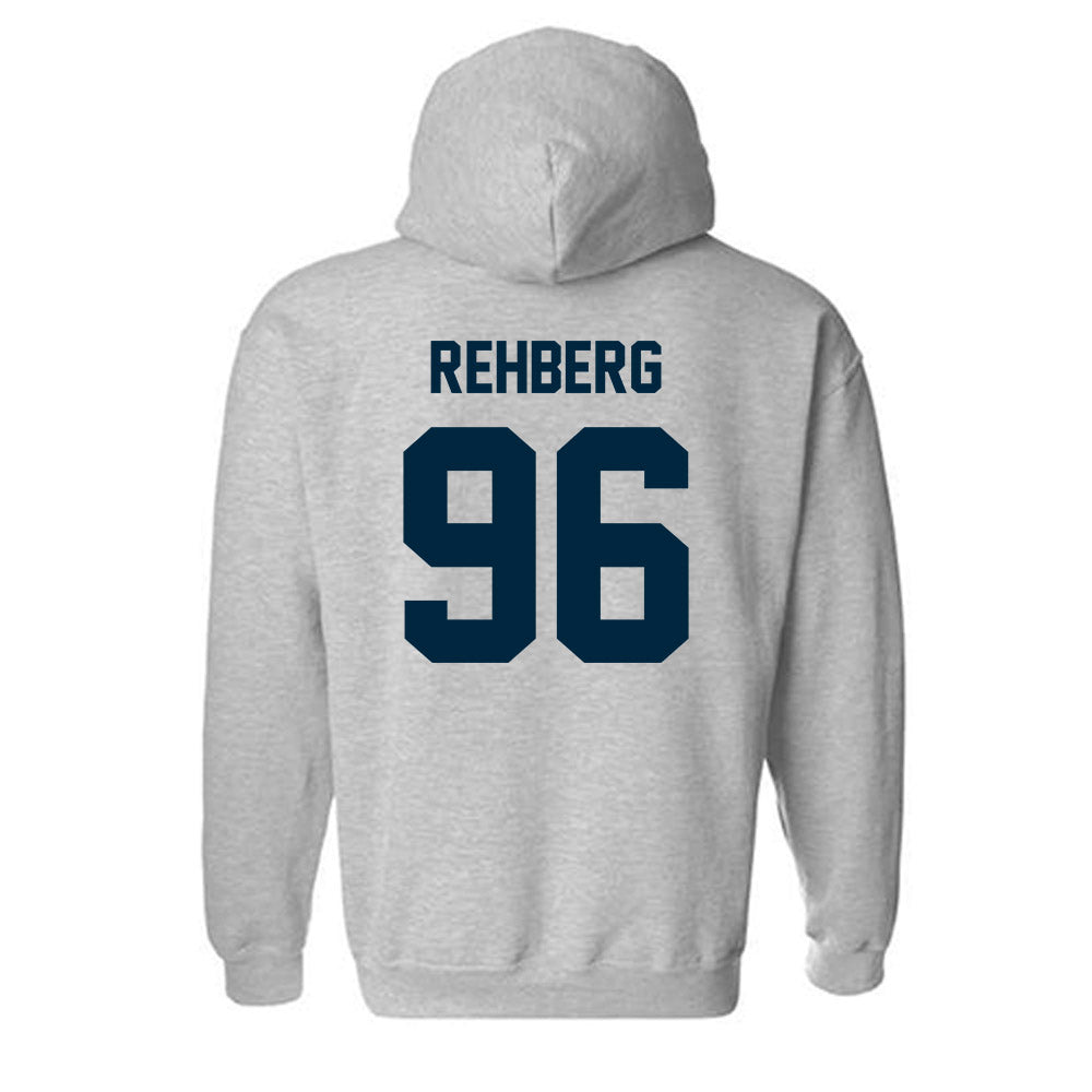 Wyoming - NCAA Football : Henry Rehberg - Classic Fashion Shersey Hooded Sweatshirt-1