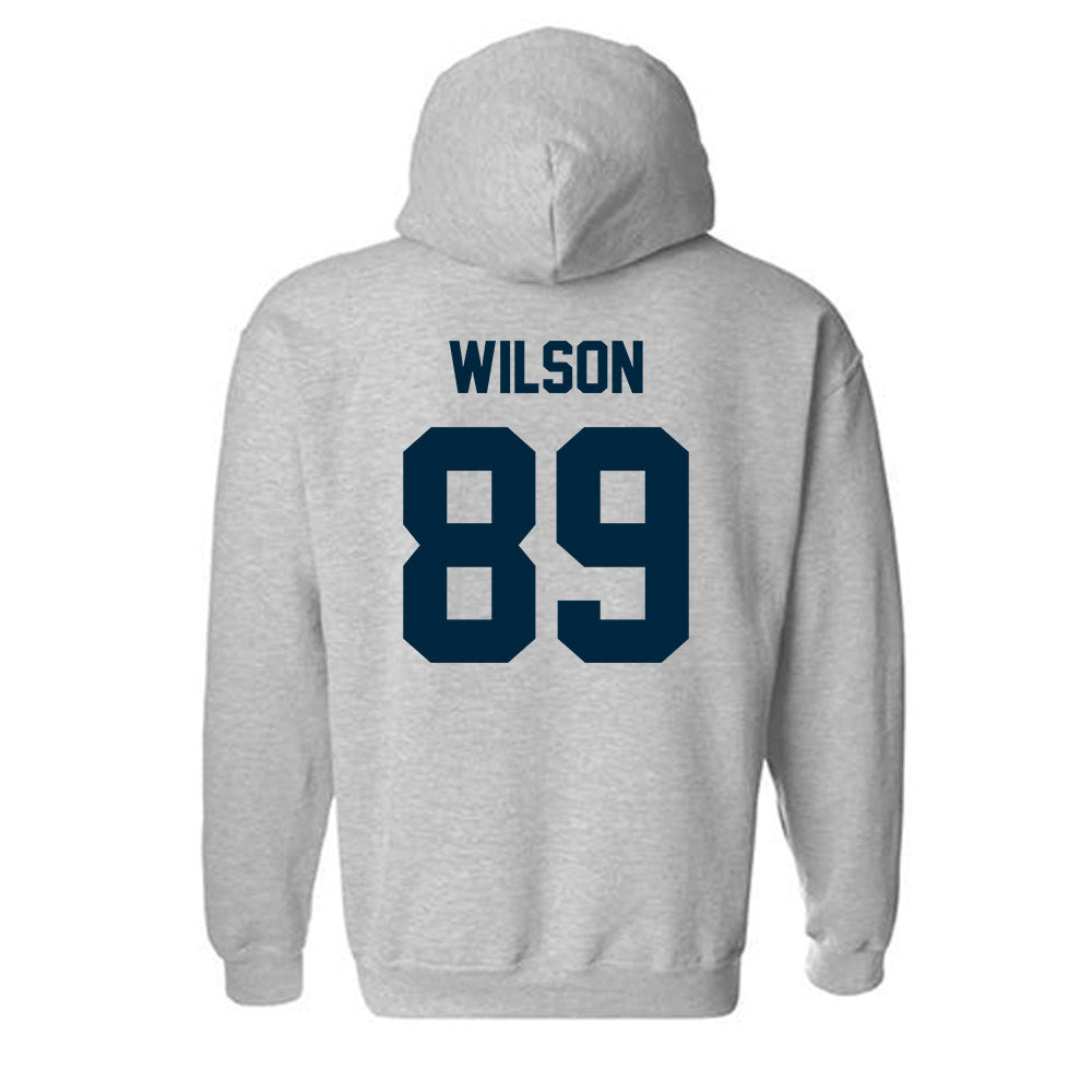 Wyoming - NCAA Football : Jake Wilson - Classic Fashion Shersey Hooded Sweatshirt-1
