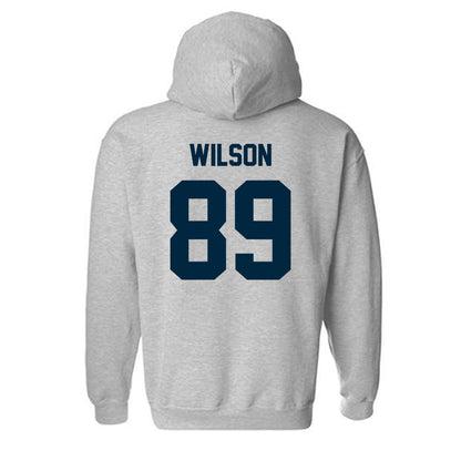 Wyoming - NCAA Football : Jake Wilson - Classic Fashion Shersey Hooded Sweatshirt-1