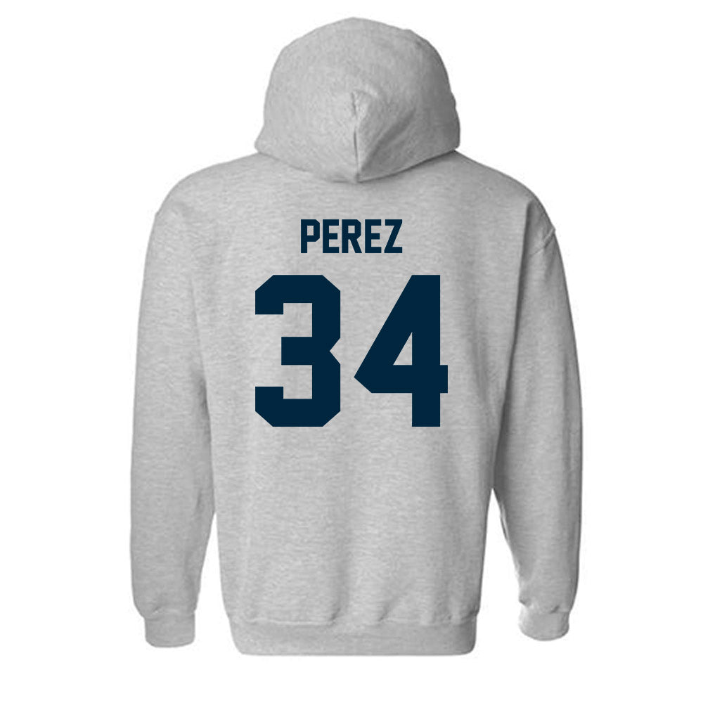Wyoming - NCAA Football : Steven Perez - Classic Fashion Shersey Hooded Sweatshirt-1