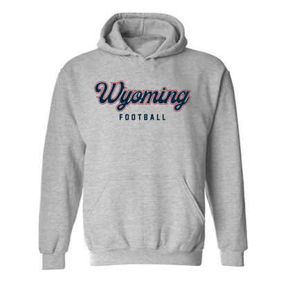 Wyoming - NCAA Football : Justin Erb - Classic Fashion Shersey Hooded Sweatshirt