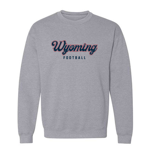 Wyoming - NCAA Football : Dash Bauman - Classic Fashion Shersey Crewneck Sweatshirt