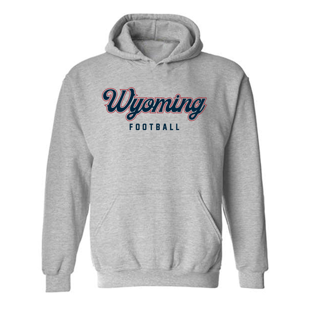 Wyoming - NCAA Football : Parker Moore - Classic Fashion Shersey Hooded Sweatshirt-0