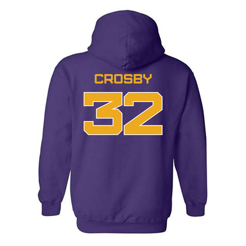 Albany - NCAA Baseball : Player Crosby - Classic Shersey Hooded Sweatshirt-1