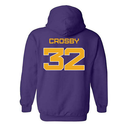 Albany - NCAA Baseball : Player Crosby - Classic Shersey Hooded Sweatshirt-1