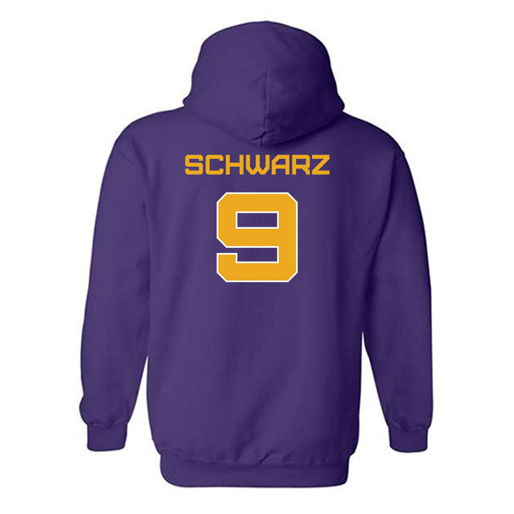 Albany - NCAA Men's Lacrosse : CJ Schwarz - Classic Shersey Hooded Sweatshirt-1