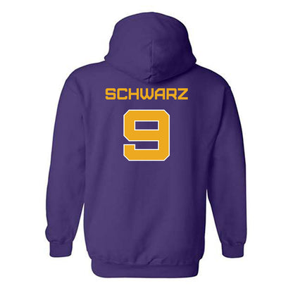 Albany - NCAA Men's Lacrosse : CJ Schwarz - Classic Shersey Hooded Sweatshirt-1