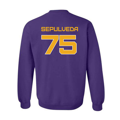 Albany - NCAA Football : Max Sepulveda - Classic Shersey Crewneck Sweatshirt-1