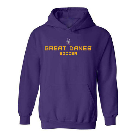 Albany - NCAA Men's Soccer : David Pepple - Classic Shersey Hooded Sweatshirt-0