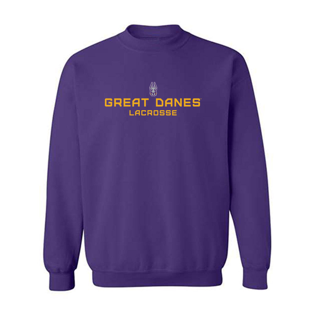Albany - NCAA Men's Lacrosse : Carter Loughman - Classic Shersey Crewneck Sweatshirt-0