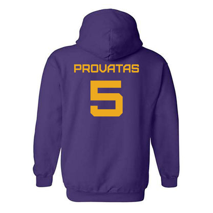 Albany - NCAA Women's Volleyball : Kiki Provatas - Classic Shersey Hooded Sweatshirt-1