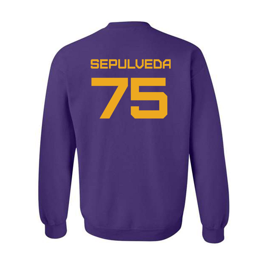 Albany - NCAA Football : Max Sepulveda - Classic Shersey Crewneck Sweatshirt-1
