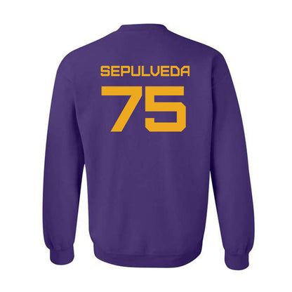 Albany - NCAA Football : Max Sepulveda - Classic Shersey Crewneck Sweatshirt-1