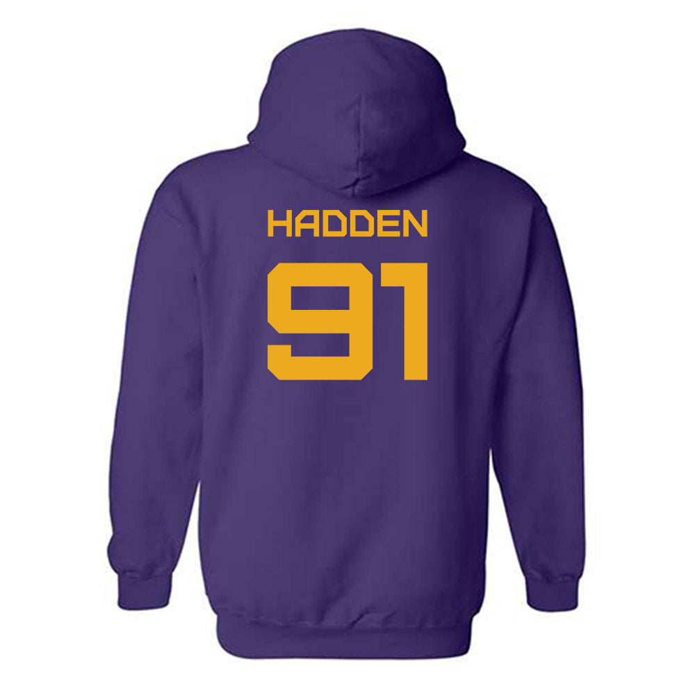 Albany - NCAA Men's Lacrosse : Jack Hadden - Classic Shersey Hooded Sweatshirt-1