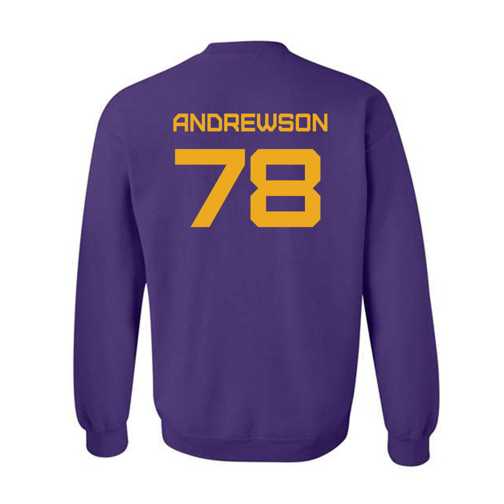 Albany - NCAA Football : Noah Andrewson - Classic Shersey Crewneck Sweatshirt