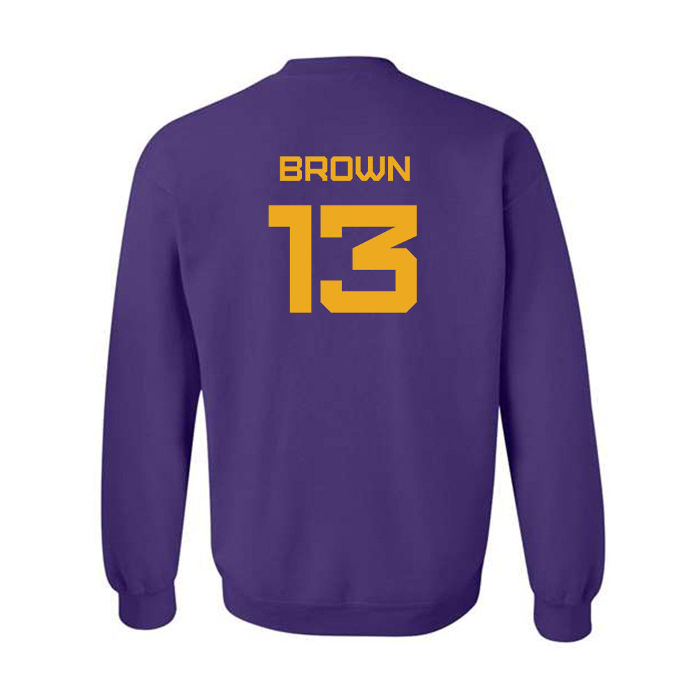 Albany - NCAA Men's Track & Field : Amar Brown - Classic Shersey Crewneck Sweatshirt-1