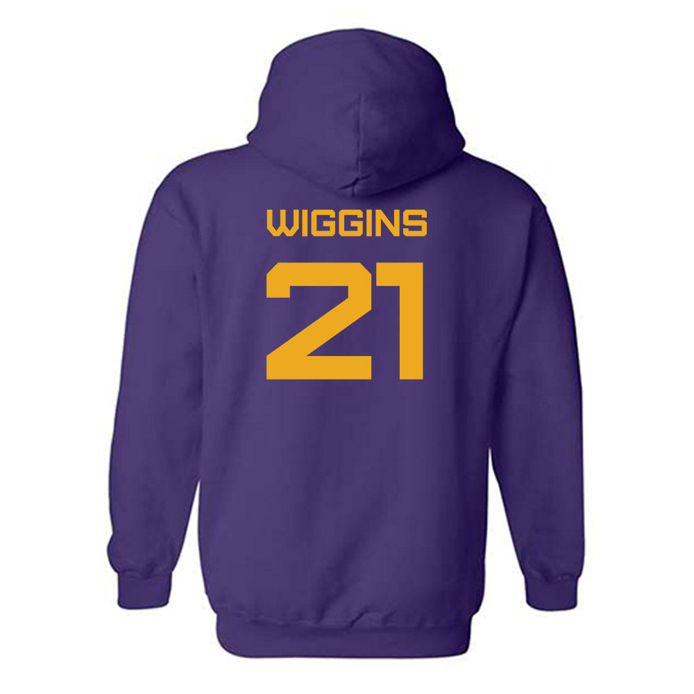 Albany - NCAA Football : Ervin Wiggins - Classic Shersey Hooded Sweatshirt-1