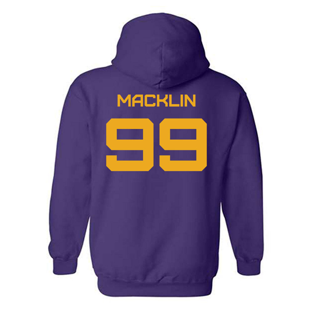 Albany - NCAA Football : Kylyn Macklin - Classic Shersey Hooded Sweatshirt-1