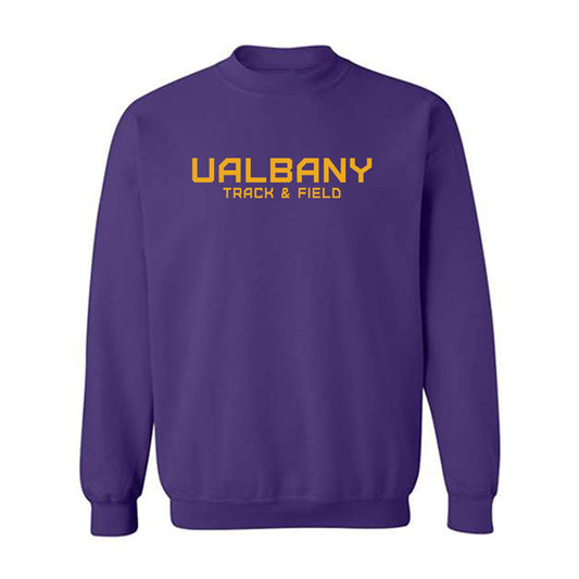 Albany - NCAA Men's Track & Field : Kenan Grant - Classic Shersey Crewneck Sweatshirt-0