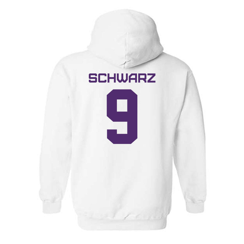 Albany - NCAA Men's Lacrosse : CJ Schwarz - Classic Shersey Hooded Sweatshirt-1