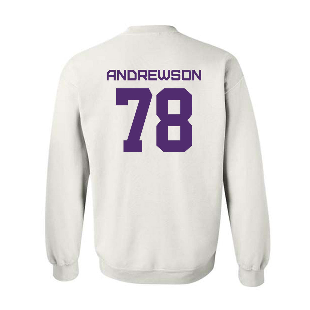 Albany - NCAA Football : Noah Andrewson - Classic Shersey Crewneck Sweatshirt