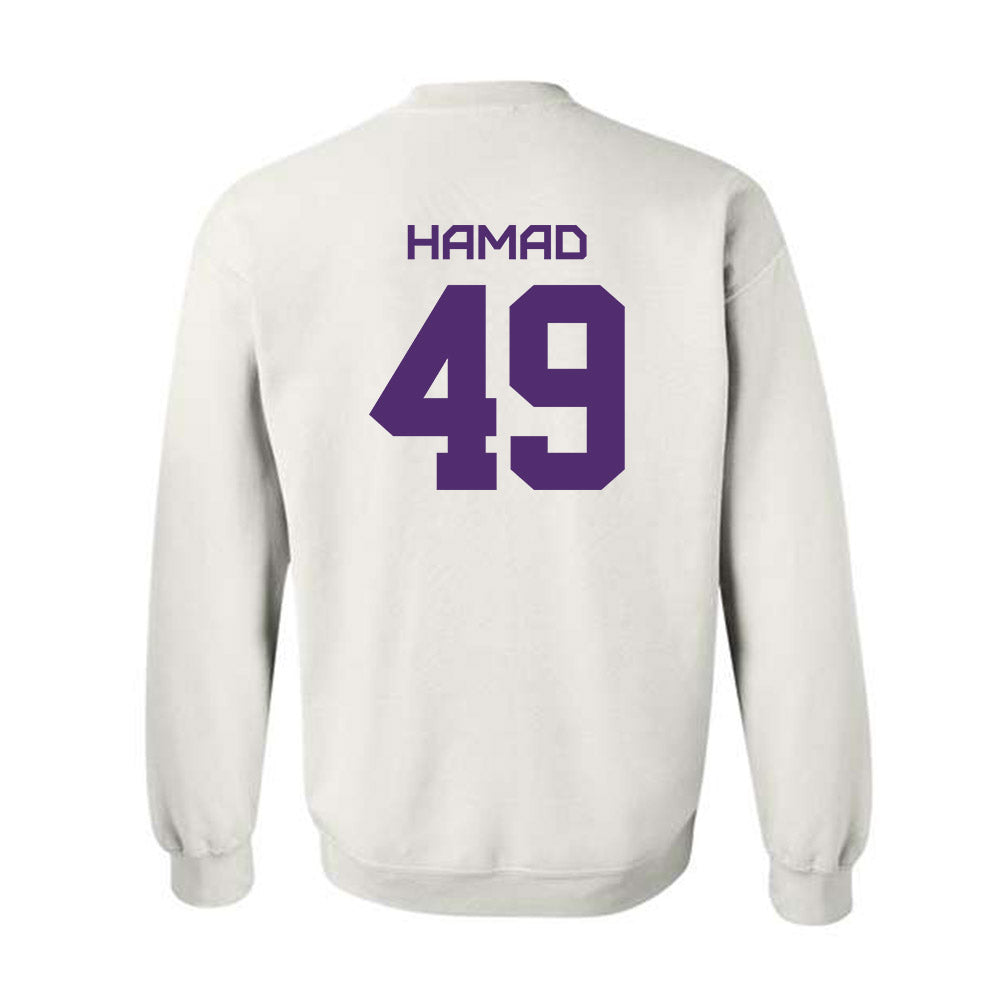 Albany - NCAA Football : Andrew Hamad - Classic Shersey Crewneck Sweatshirt-1