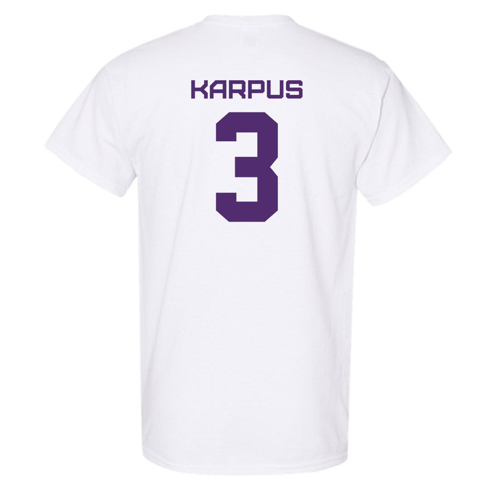 Albany - NCAA Women's Lacrosse : Karen Karpus - Classic Shersey T-Shirt-1