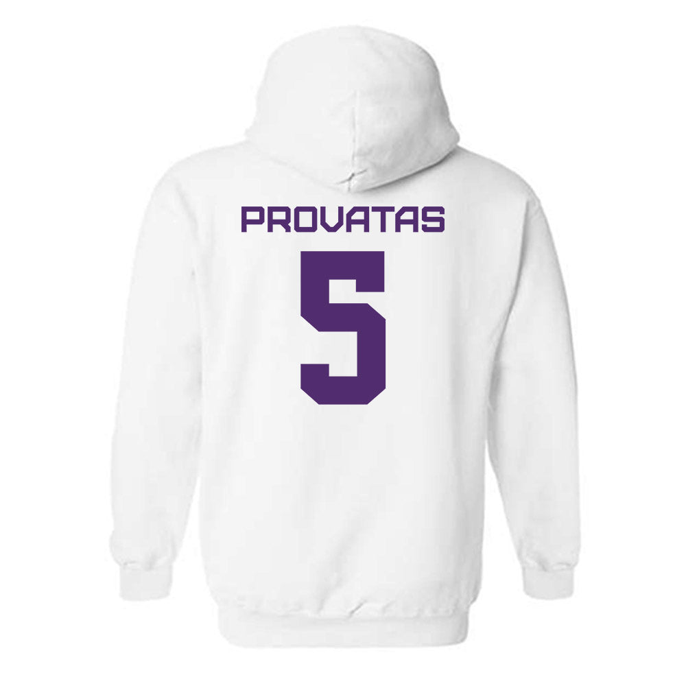 Albany - NCAA Women's Volleyball : Kiki Provatas - Classic Shersey Hooded Sweatshirt-1