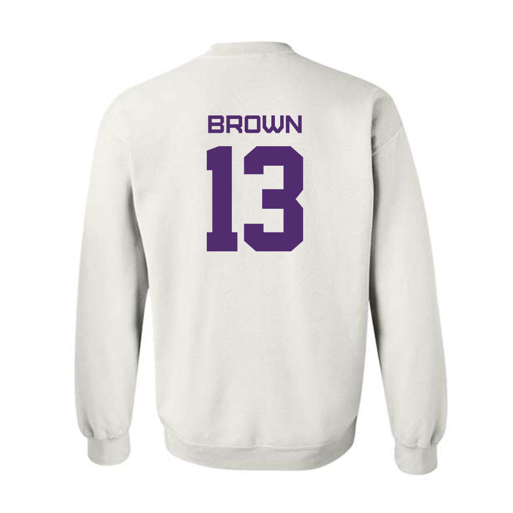 Albany - NCAA Men's Track & Field : Amar Brown - Classic Shersey Crewneck Sweatshirt-1