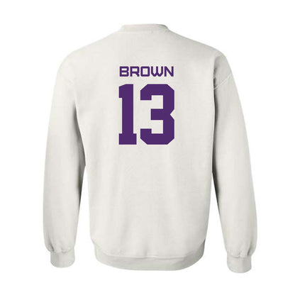 Albany - NCAA Men's Track & Field : Amar Brown - Classic Shersey Crewneck Sweatshirt-1