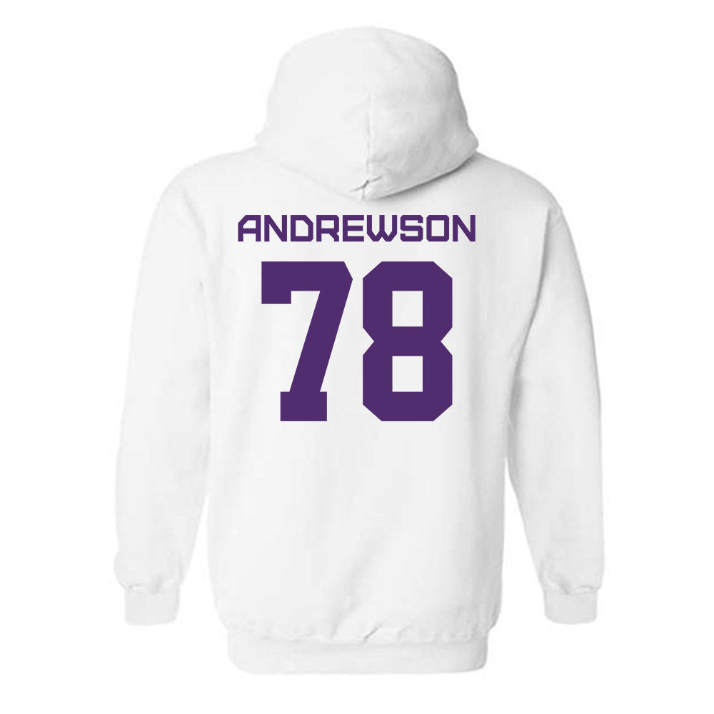 Albany - NCAA Football : Noah Andrewson - Classic Shersey Hooded Sweatshirt