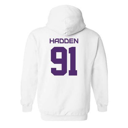Albany - NCAA Men's Lacrosse : Jack Hadden - Classic Shersey Hooded Sweatshirt-1