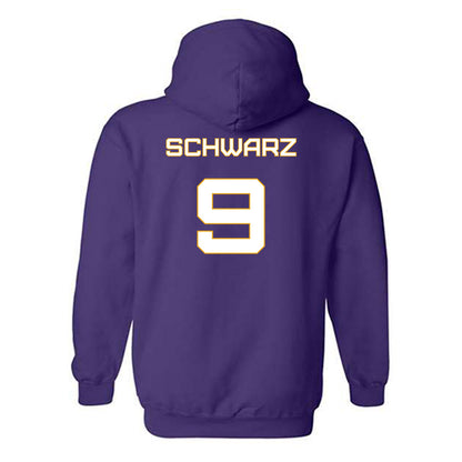 Albany - NCAA Men's Lacrosse : CJ Schwarz - Classic Shersey Hooded Sweatshirt-1