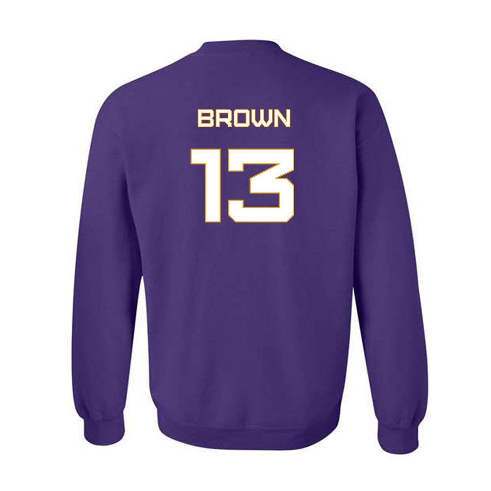 Albany - NCAA Men's Track & Field : Amar Brown - Classic Shersey Crewneck Sweatshirt-1