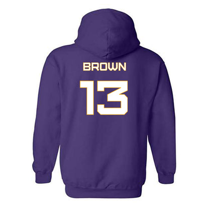 Albany - NCAA Men's Track & Field : Amar Brown - Classic Shersey Hooded Sweatshirt-1