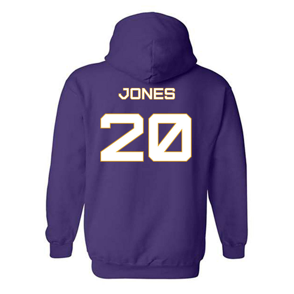 Albany - NCAA Football : Donald Jones - Classic Shersey Hooded Sweatshirt-1