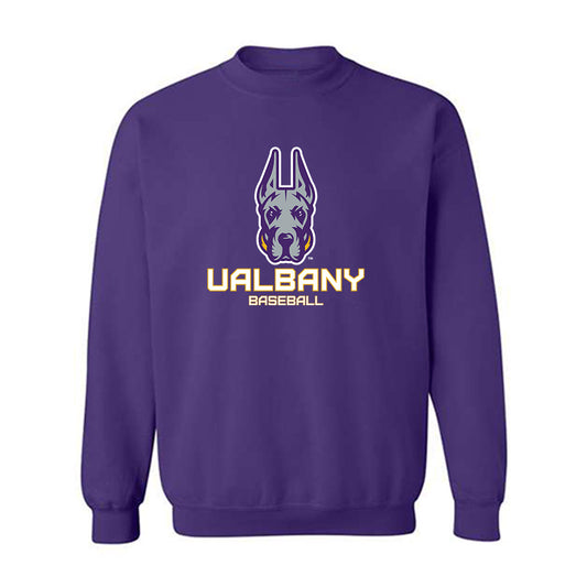 Albany - NCAA Baseball : Levi McAllister - Classic Shersey Crewneck Sweatshirt