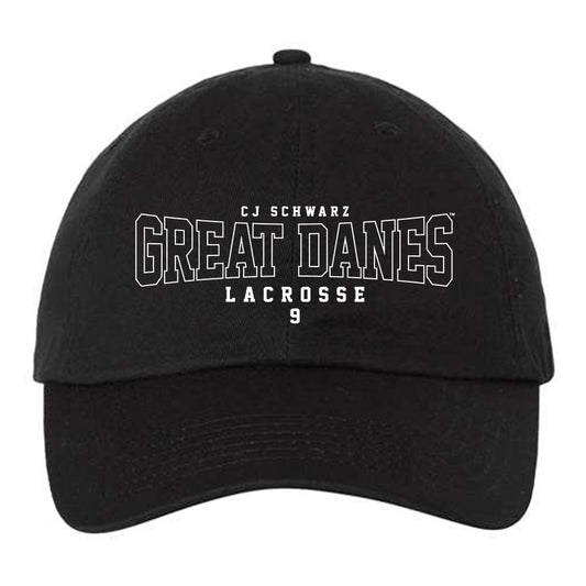 Albany - NCAA Men's Lacrosse : CJ Schwarz - Dad Hat-0