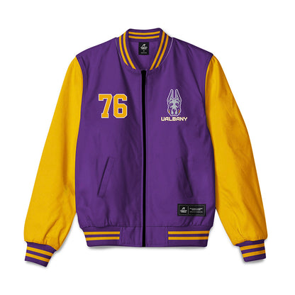 Albany - NCAA Football : Joey McMahon - Bomber Jacket-0