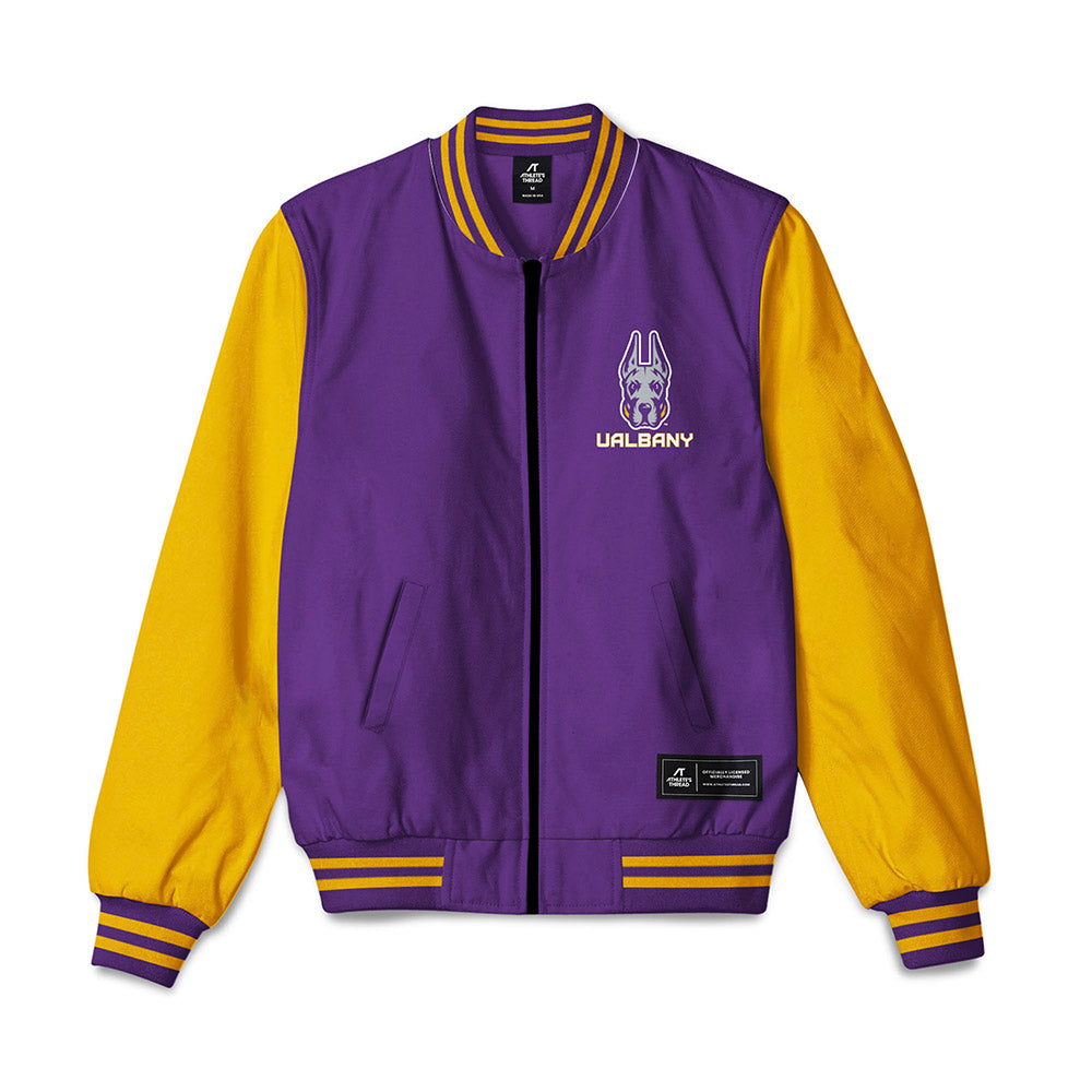 Albany - NCAA Men's Track & Field : Kenan Grant - Bomber Jacket-0