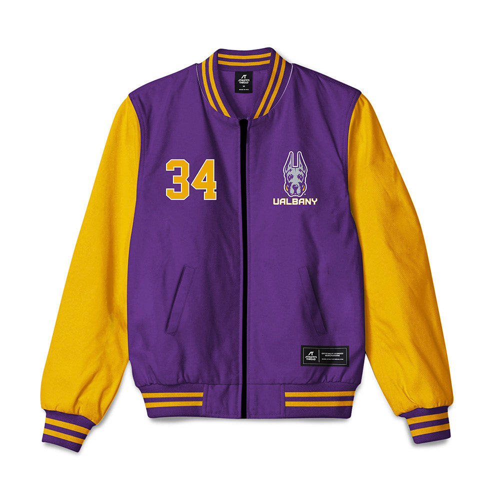 Albany - NCAA Football : Nate Romano - Bomber Jacket-0