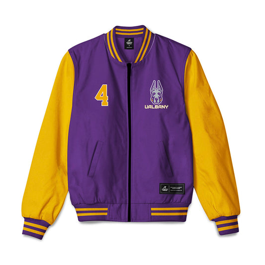 Albany - NCAA Men's Soccer : Lucas Watt - Bomber Jacket