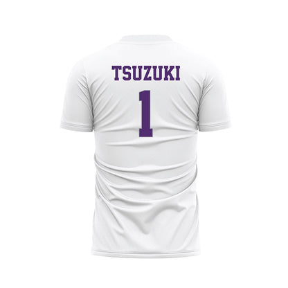 Albany - NCAA Men's Soccer : Kodai Tsuzuki - White Soccer Jersey