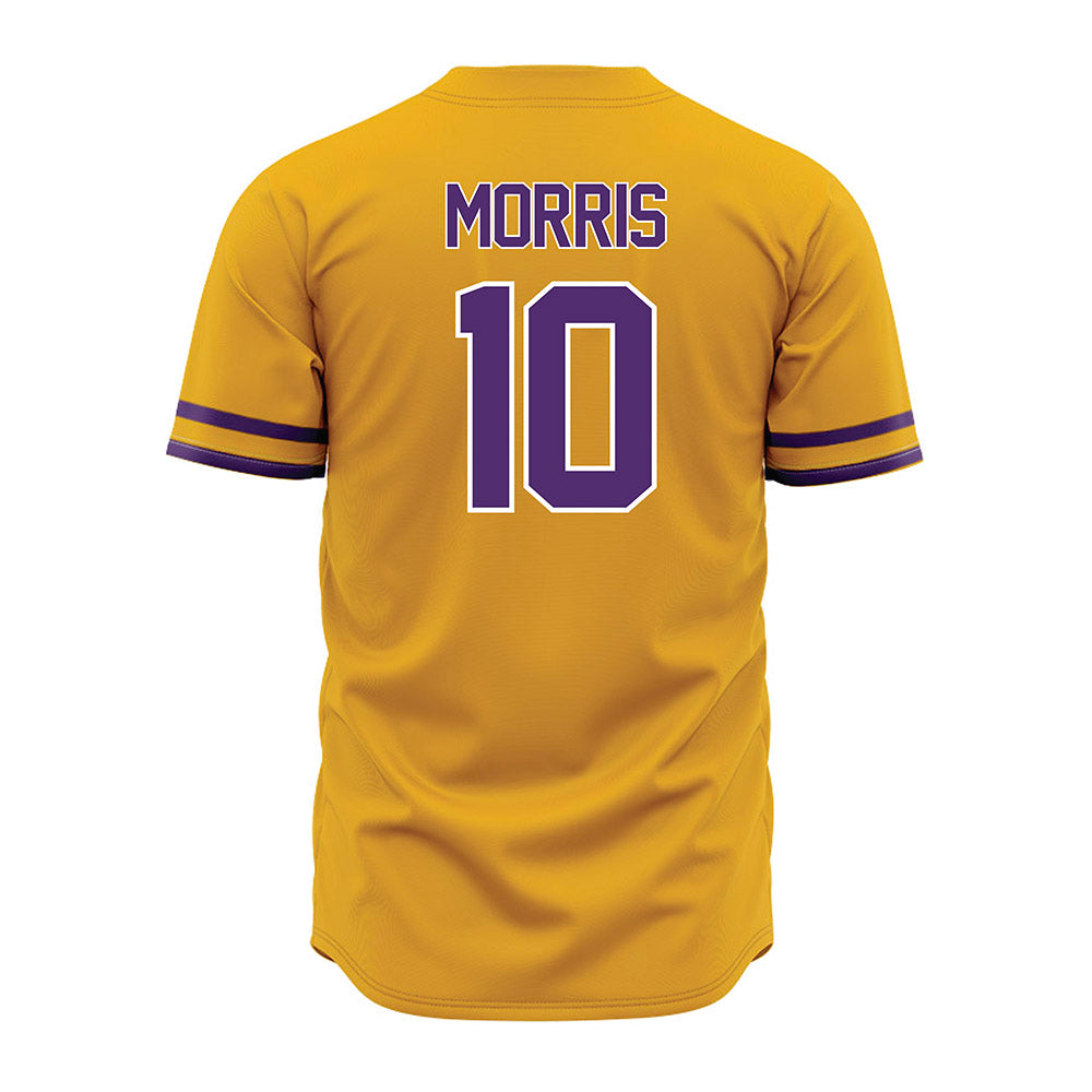 Albany - NCAA Baseball : Logan Morris - Gold Jersey-1