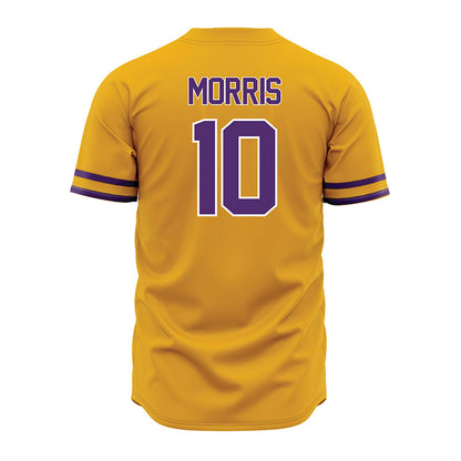 Albany - NCAA Baseball : Logan Morris - Gold Jersey-1
