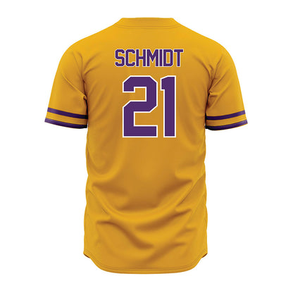 Albany - NCAA Baseball : Jaden Schmidt - Gold Jersey-1