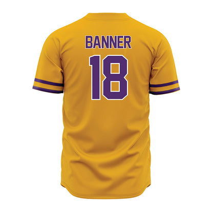 Albany - NCAA Baseball : Dylan Banner - Gold Jersey