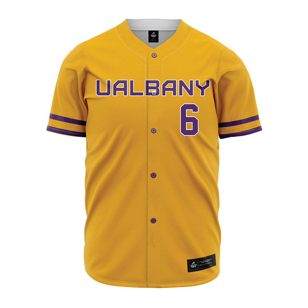 Albany - NCAA Baseball : Anthony Scarabino - Gold Jersey